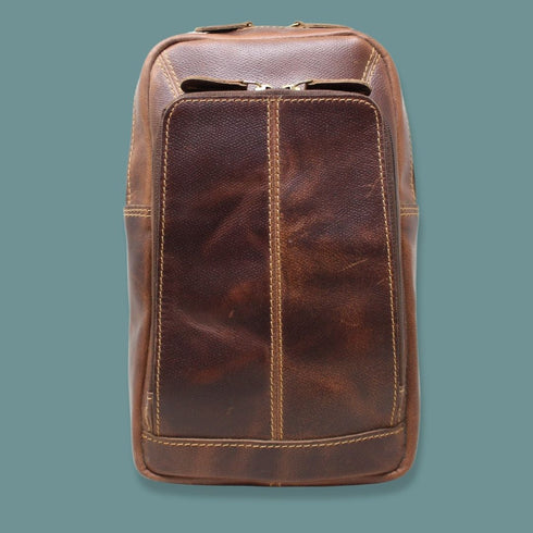 Anshuman Genuine Leather Mini Backpack Rank